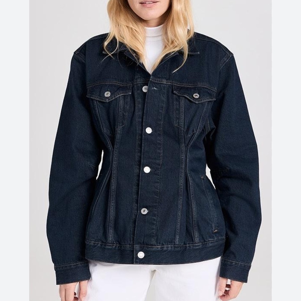 NWT Re/Done corset trucker jacket
